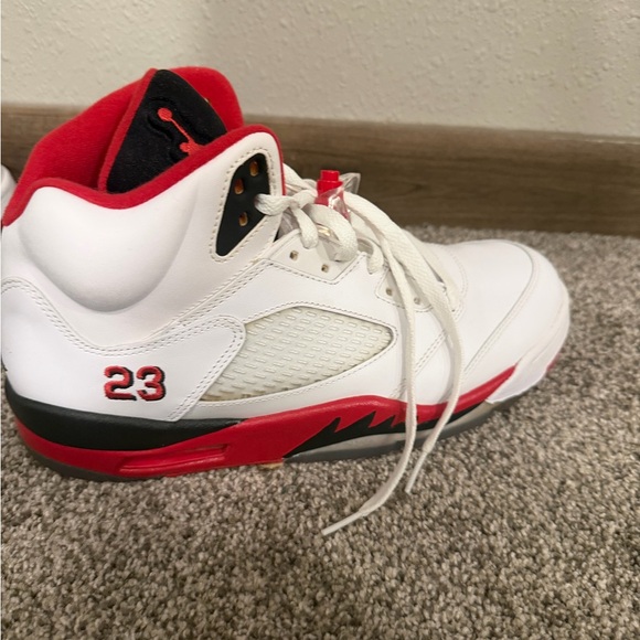 Jordan Other - Air Jordan 5 Retro Fire Red - Black Tongue
